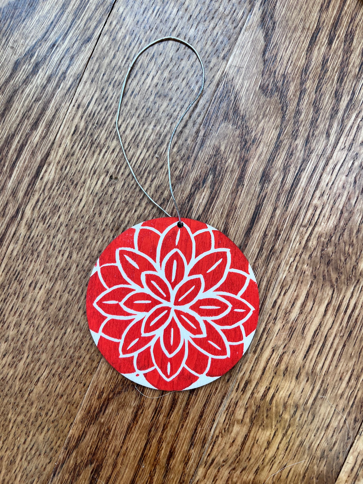 Ornaments | Hand Block Printed on Wood