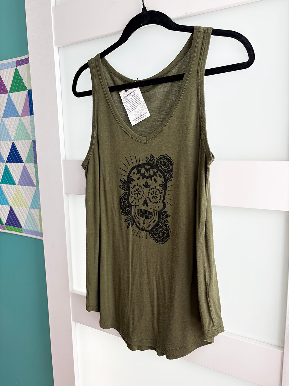 Graphic Tees and Tanks | Hand Block Printed | Upcycled
