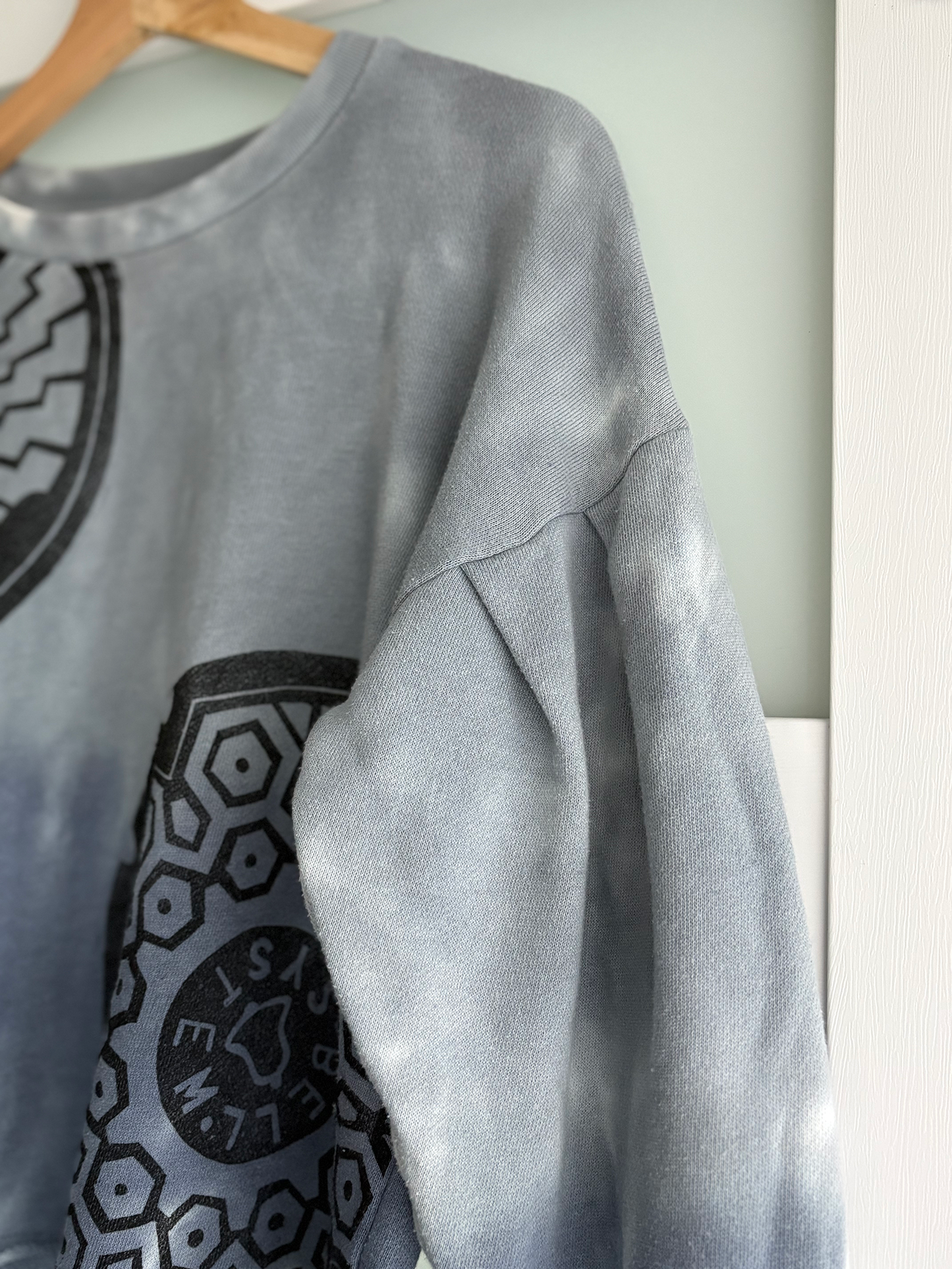 Size S | American Eagle Outfitters | Manhole Print Cropped Sweatshirt