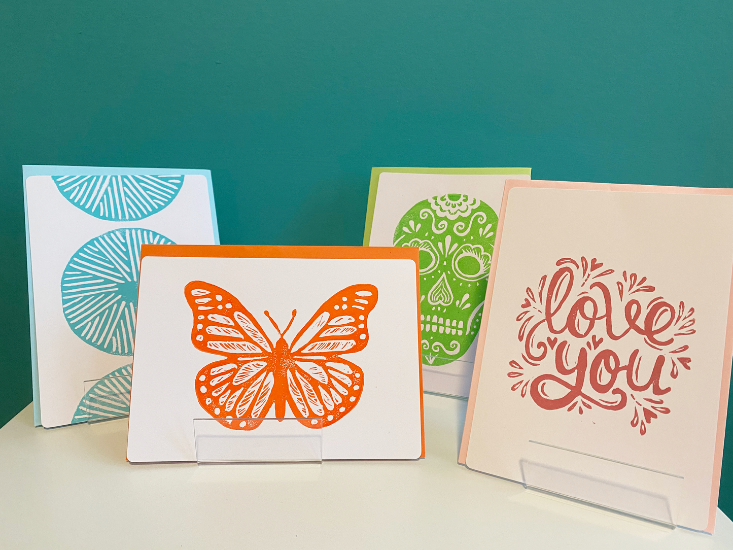 Notecards with Envelopes | Hand Block Printed