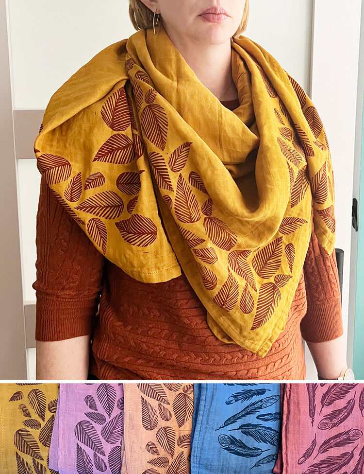 Scarf | Block Printed by Hand