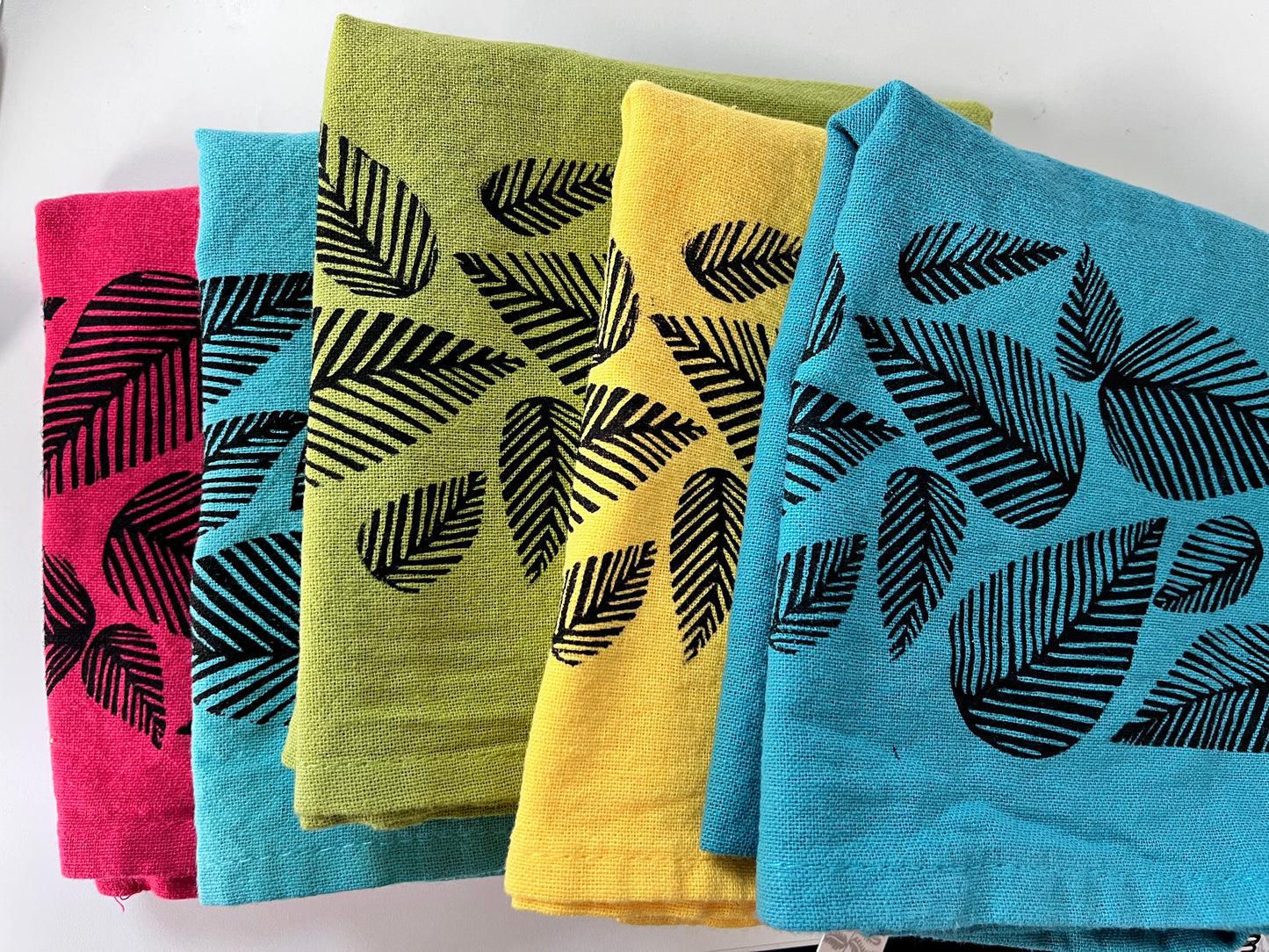 Hand Printed Tea Towels