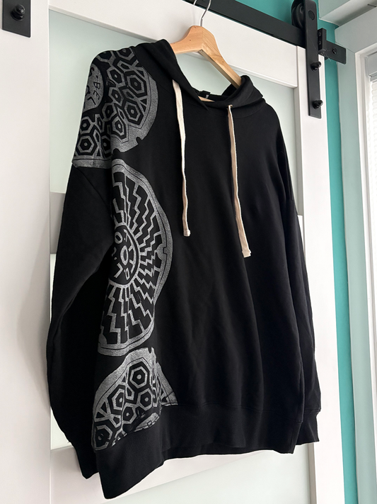 Size M | Buffalo David Bitton | Manhole Print Hoodie Sweatshirt