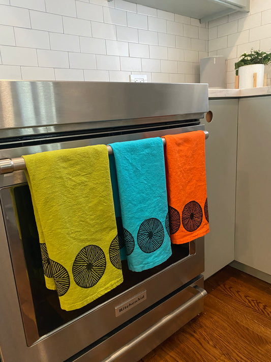 Hand Printed Tea Towels