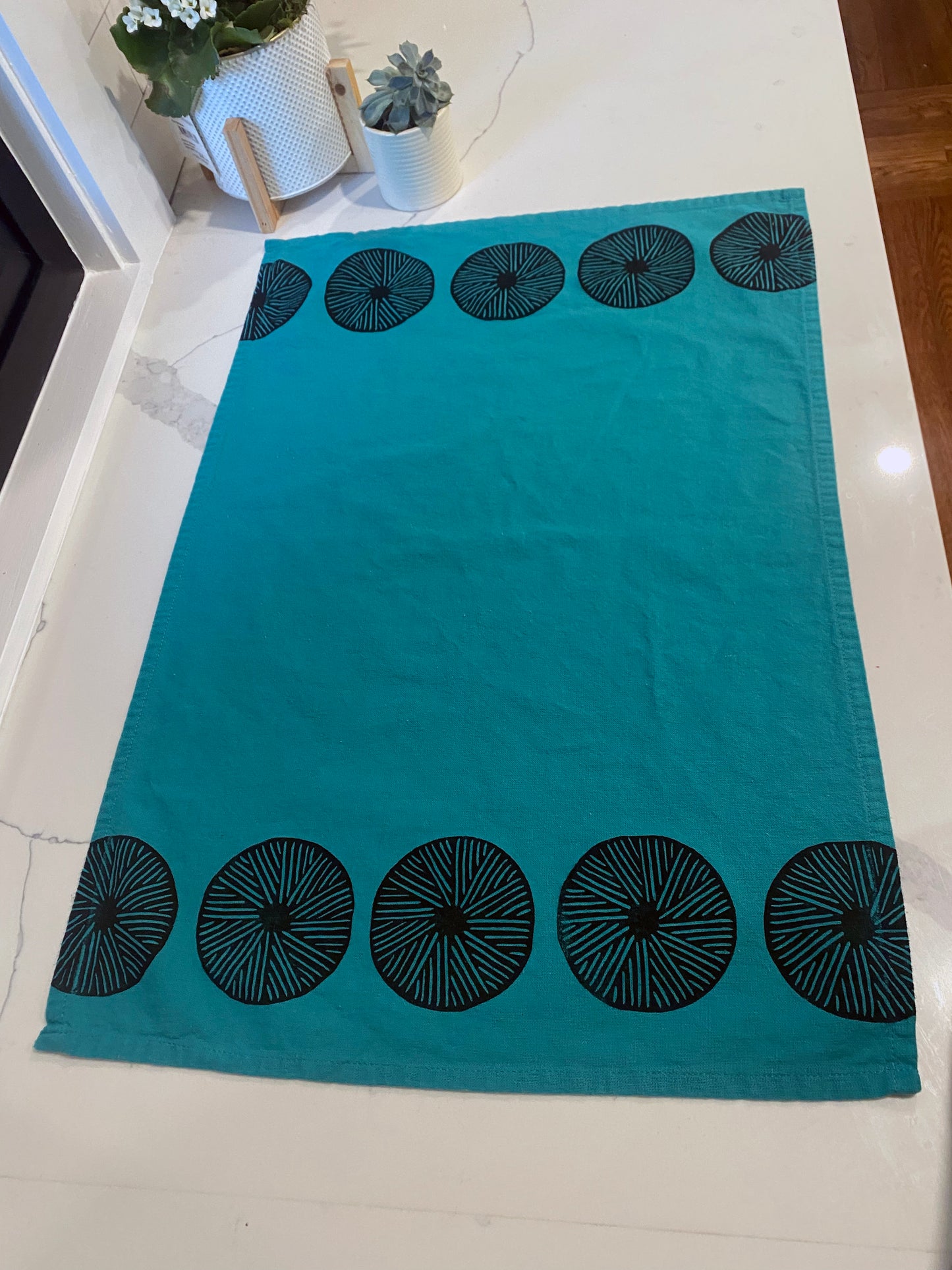 Hand Printed Tea Towels