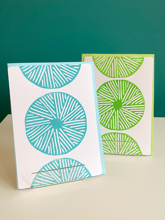 Hand Printed Notecards with Envelopes